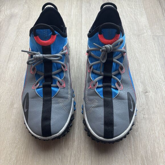 Nike Future Field Turf Cleats Youth 5.5Y Grey Blue Red Soccer Baseball Shoes - Picture 4 of 13